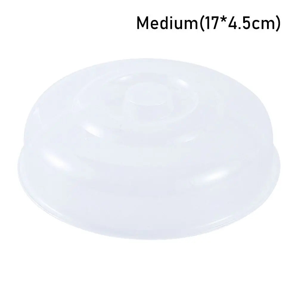 1Pcs Fresh Keeping Microwave Splatter Cover for Kitchen Bowls Cake Dish Plastic Food Fresh Lid Reusable Vented