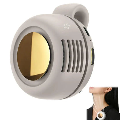 Portable Silent Mini Bladeless Electric Fan Small fan Clip on Shirt Waist Mini Bladeless Fan Adjustable 3-Speed For Outdoor NEW