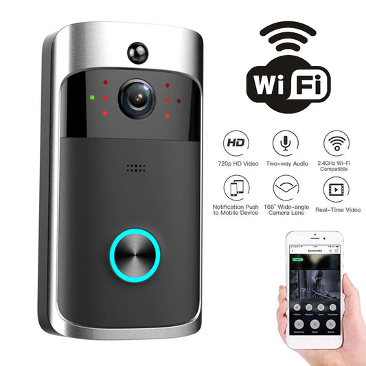 V5 Video Door Bell Wifi Wireless Doorbell 720P Voice Intercom Smart Camera Motion Detection Waterproof Home Security Door Phone