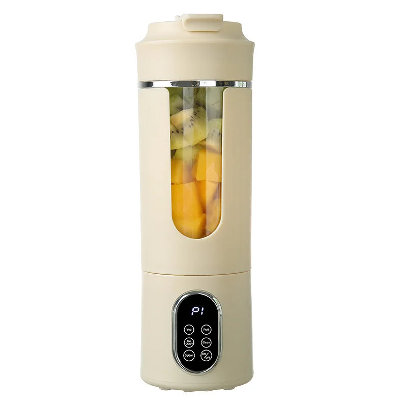 HOMEFISH Portable Rechargeable Compact Juice Cup Multi-functional Blender for Students - On-the-Go Fresh Juice Maker