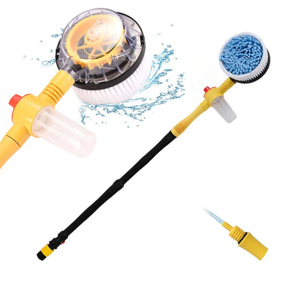 Automatic Rotating Car Wash Brush Kit 360° Rotating High Pressure Washer Mop 360° Rotation FOR Cars RVs Trucks Patios And Garden