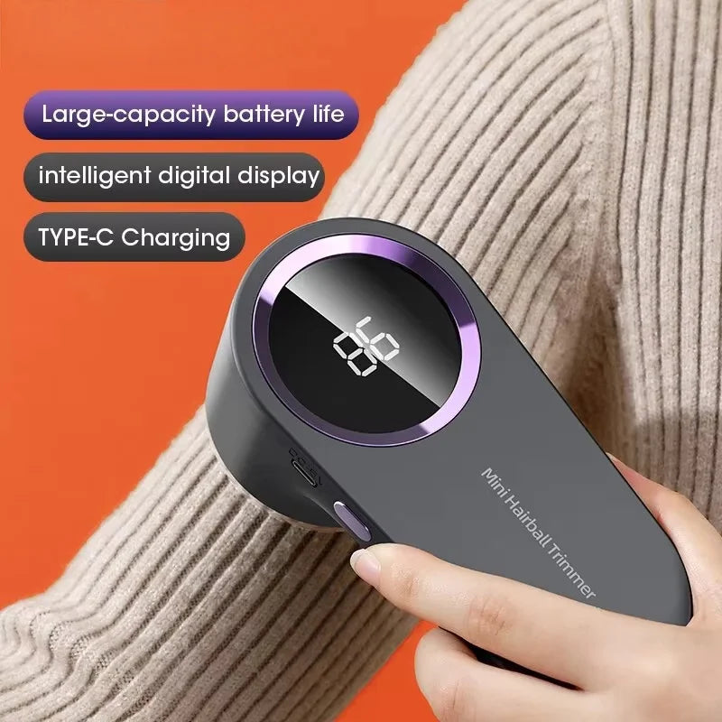 1PC Lint Remover for Clothing  Digital Electric Pellet Fluff Remover USB Rechargeable Fuzz Fabric Shaver Sweater Dropshipping