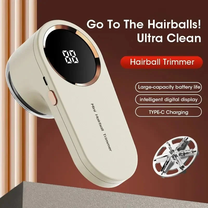 1PC Lint Remover for Clothing  Digital Electric Pellet Fluff Remover USB Rechargeable Fuzz Fabric Shaver Sweater Dropshipping