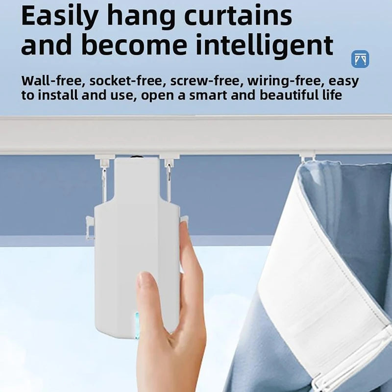 Smart Electric Curtain Robot Track Motor Remote Control Home Electric Drive Track Rod Automatic Curtain Opener Curtain Motor
