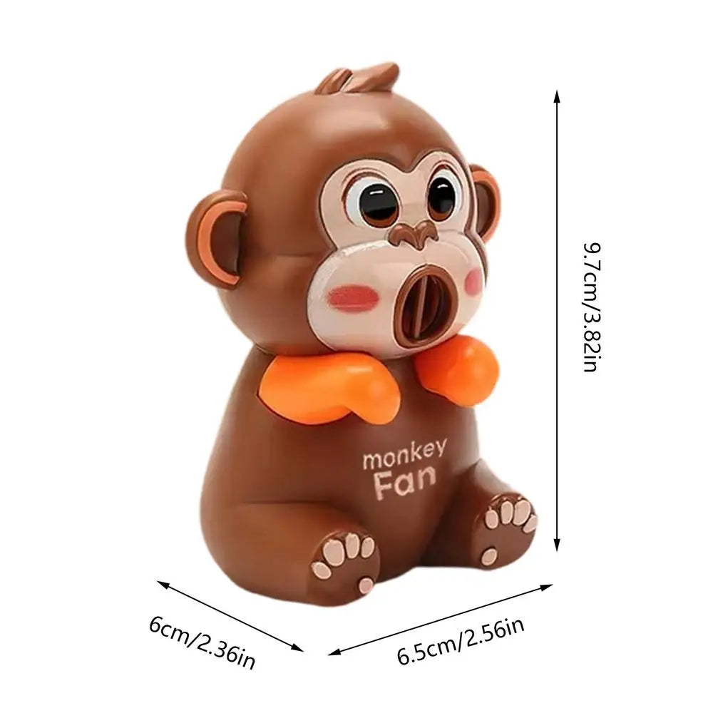 3 Speeds Cute Animal Mini Food Cooling Fan USB Rechargeable Portable Clip On Design Personal Food Fan Low Noise For Kids Aldult