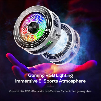 Magnetic/Back Clip Phone Cooler Low-Noise 3 Levels Temperature Control Wireless Phone Cooler Display Screen For iPhone Xiaomi