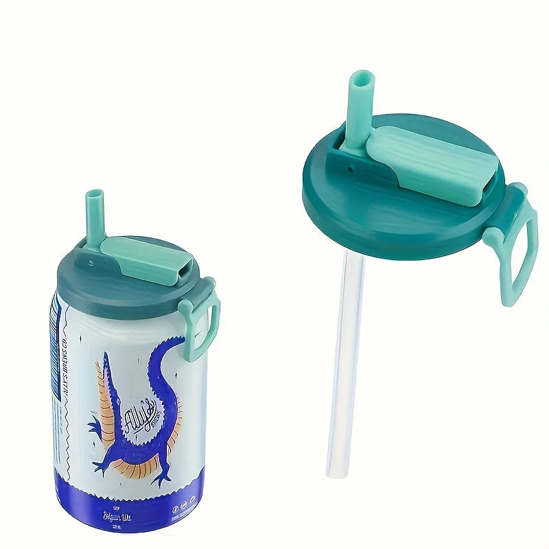 Reusable Soft Drink Can Lid. Soda Drink Can Lid Can Be Used for Beverages, Juices, and Soft Drinks, and Comes with A Straw
