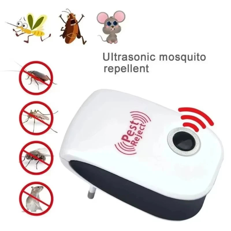 Safe Ultrasonic Pest Repeller Electronic Mouse Cockroach Mosquito Insect Repellent Effective Pest Control Exterminator Essential