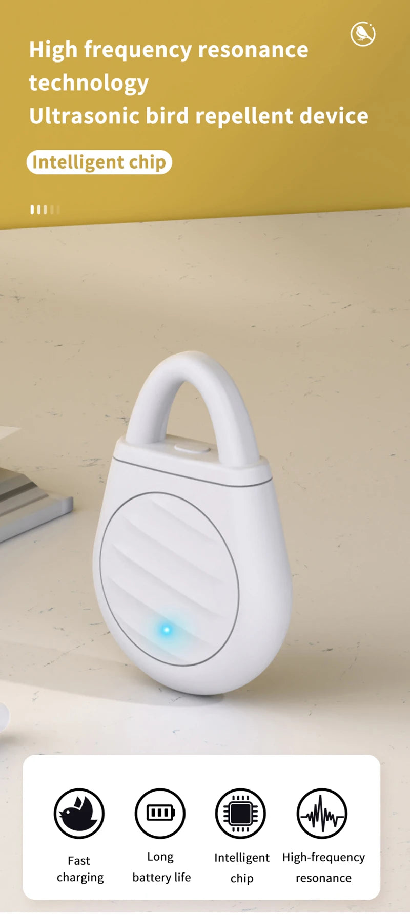 Ultrasonic Electronic Mosquito Indoor Intelligent Automatic Mosquito Repellent Portable Outdoor Camping RepellentCharging