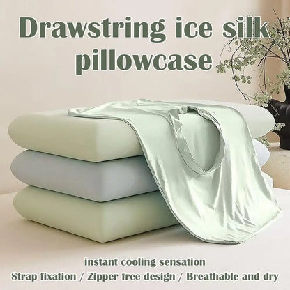 Breathable Cooling Pillowcase For Hot Sleepers & Night Sweats, Silky Soft Pillow Cases Fiber Pillowcase For Better Sleep