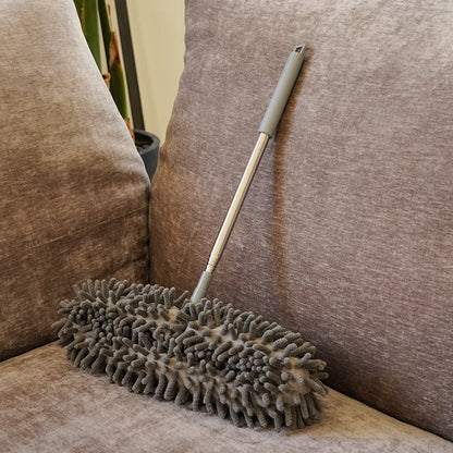 Fan Dusting Brush|Extendable Telescopic Cleaning Duster Brush|Long Handle Dusting Wand for Ceiling Fan-FurniturelChenille Duster