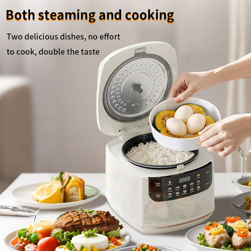 Electric Rice Cooker Smart 2L Automatic Multifunction Rice Cooking Machine Non-stick Liner for Food Warmer Household Rice Cooke