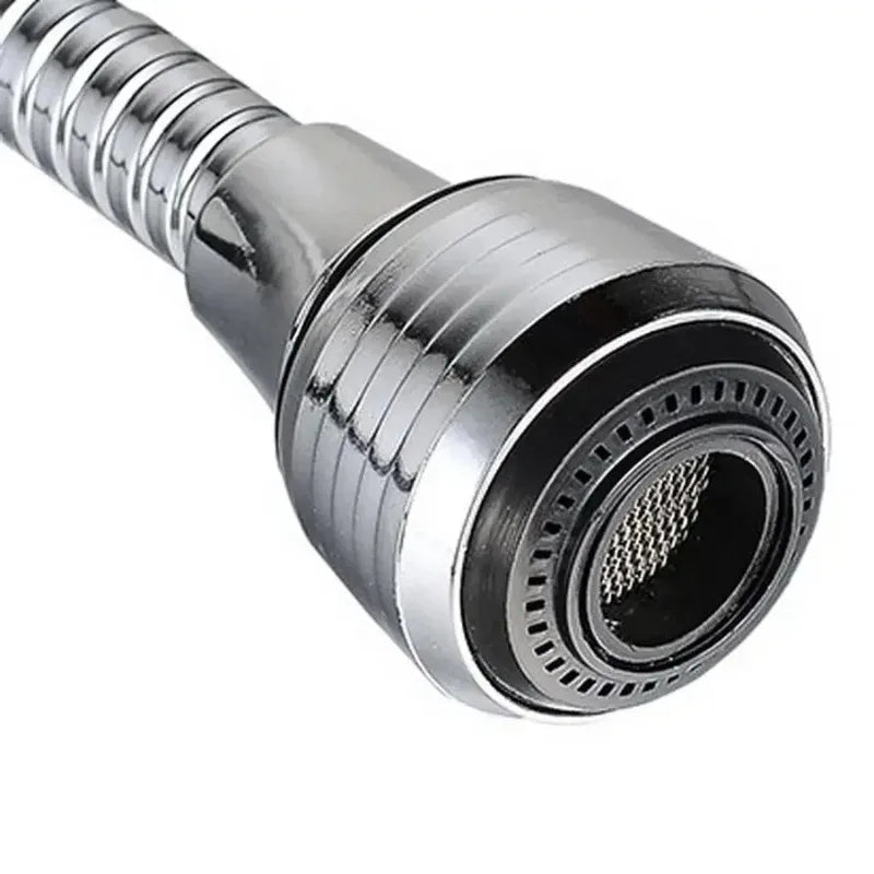 2 Modes Kitchen Stainless Steel Faucet Sprayer, 360° Rotating Water-Saving Splash Proof Tap Extender Bubbler