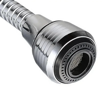 2 Modes Kitchen Stainless Steel Faucet Sprayer, 360° Rotating Water-Saving Splash Proof Tap Extender Bubbler