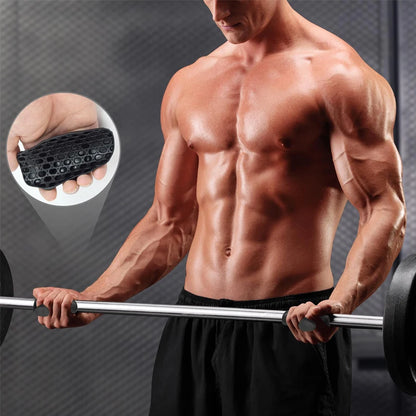 Anti-Slip Grip Strengthener Fitness Finger Trainer Gymnastics Grip Fitness Breathable Workout Grips Dumbbell Lifting Handle
