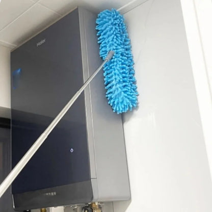 Fan Dusting Brush|Extendable Telescopic Cleaning Duster Brush|Long Handle Dusting Wand for Ceiling Fan-FurniturelChenille Duster
