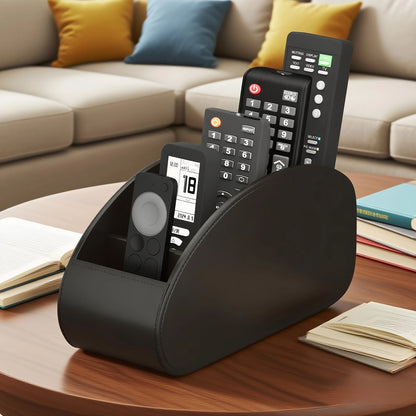 1pc Control Holder - Remote Caddy Tray Organizer for TV, Media Players, Pens,  Space-Saving Desktop & Bedside Table Organizer